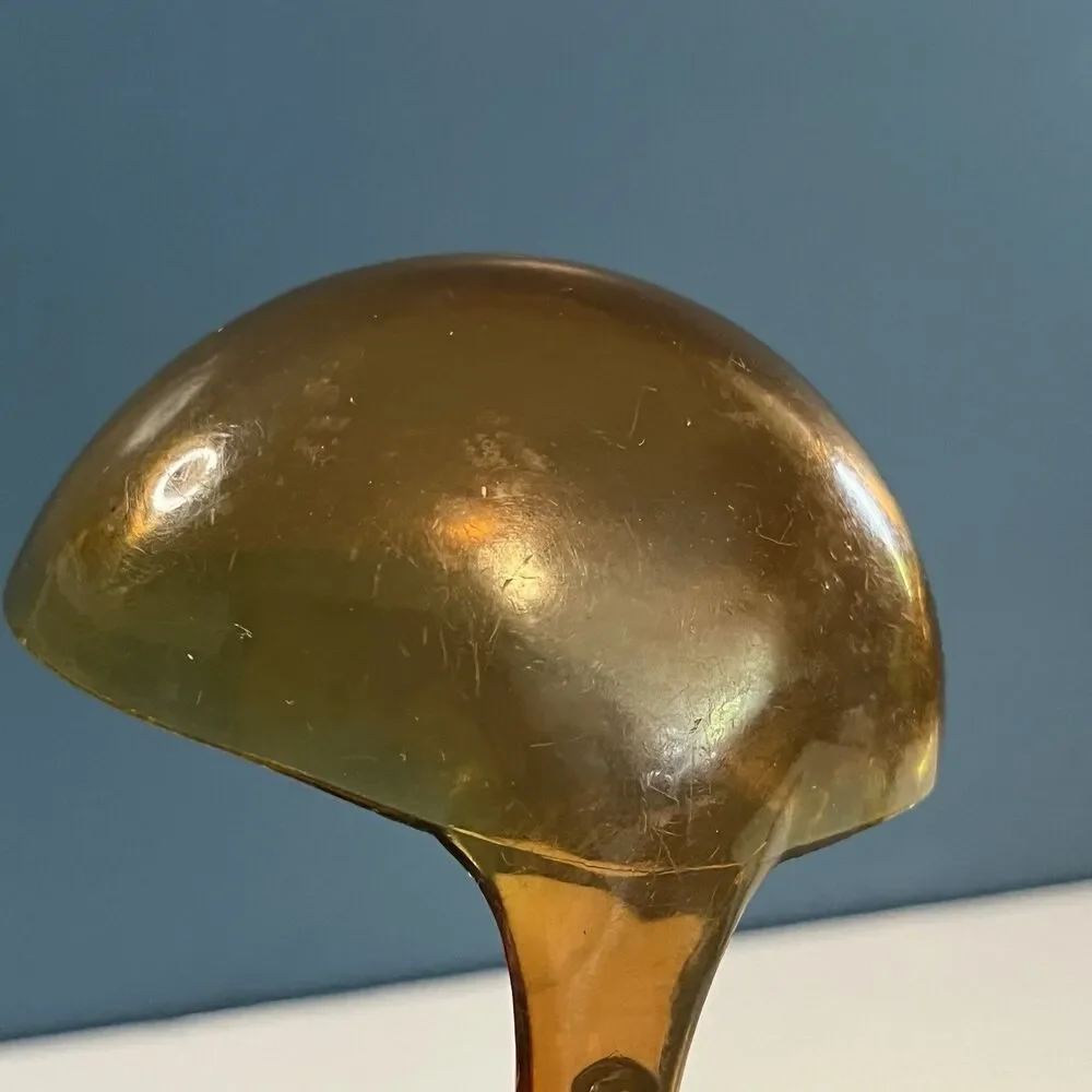 Vintage Ultratemp Amber Ladle Serving Dipper Soup Robinson Knife Company USA